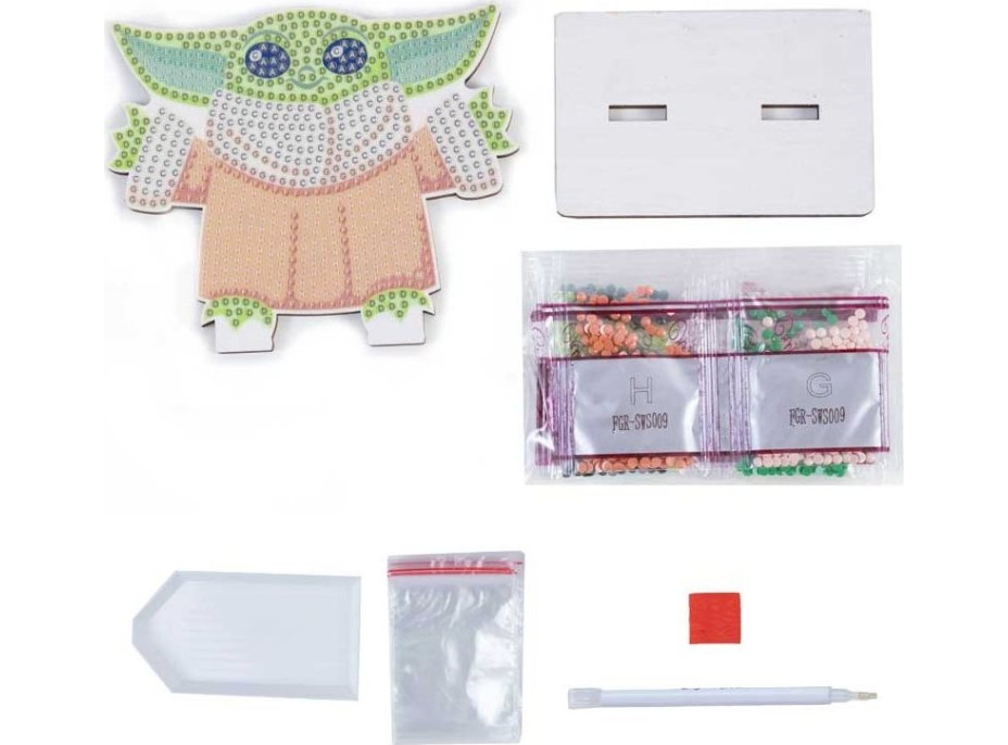CRYSTAL ART Diamantové maľovanie Star Wars: Grogu