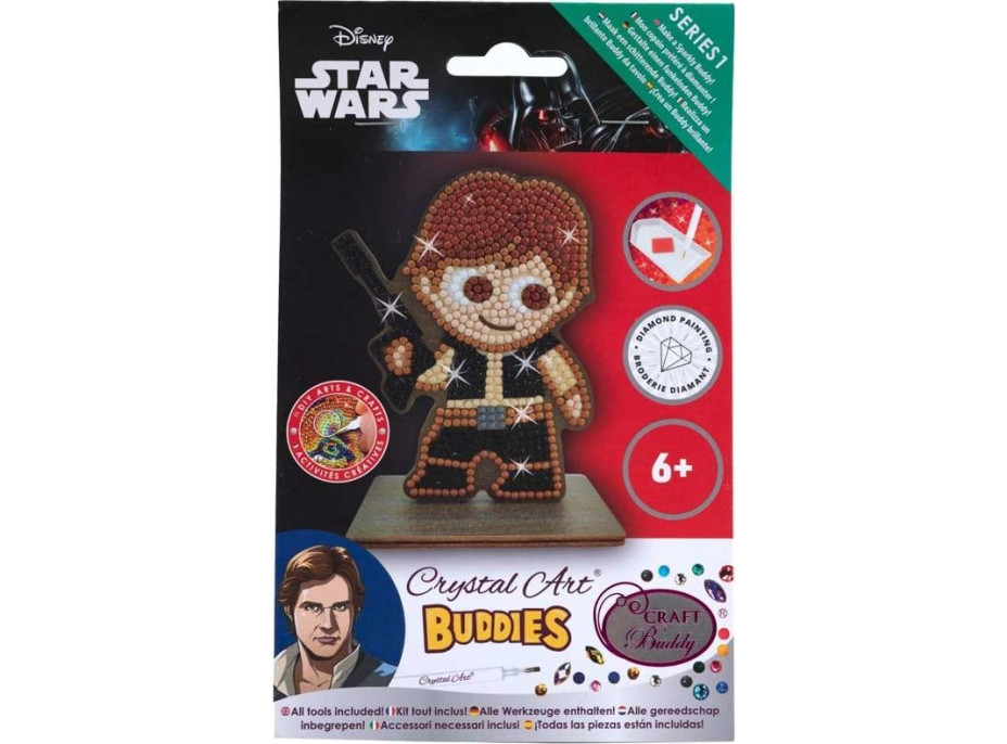 CRYSTAL ART Diamantové maľovanie Star Wars: Han Solo
