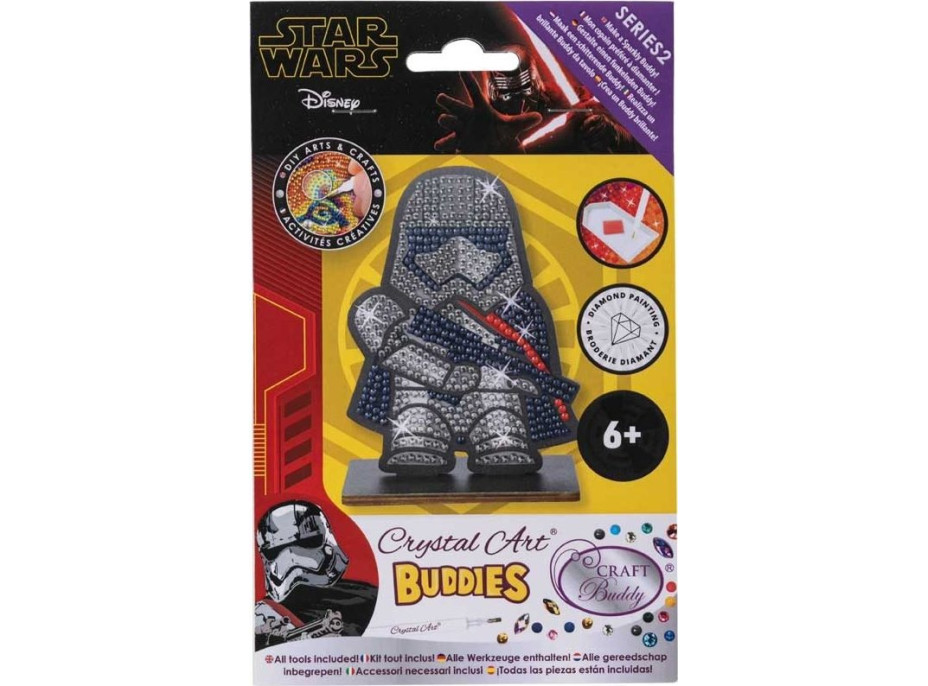 CRYSTAL ART Diamantové maľovanie Star Wars: Kapitán Phasma