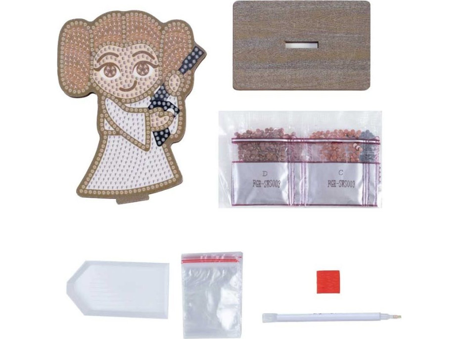 CRYSTAL ART Diamantové maľovanie Star Wars: Princezná Leia