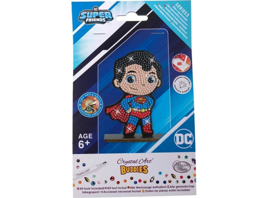 CRYSTAL ART Diamantové maľovanie Superhrdinovia: Superman