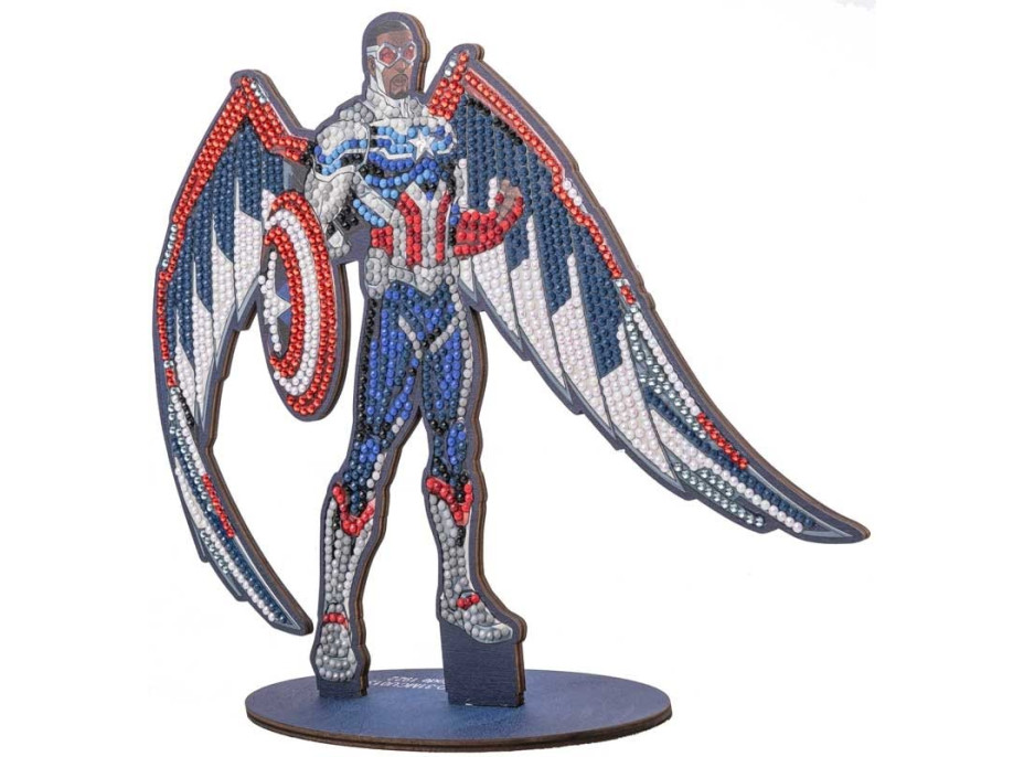 CRYSTAL ART Diamantové maľovanie XL Avengers: Falcon