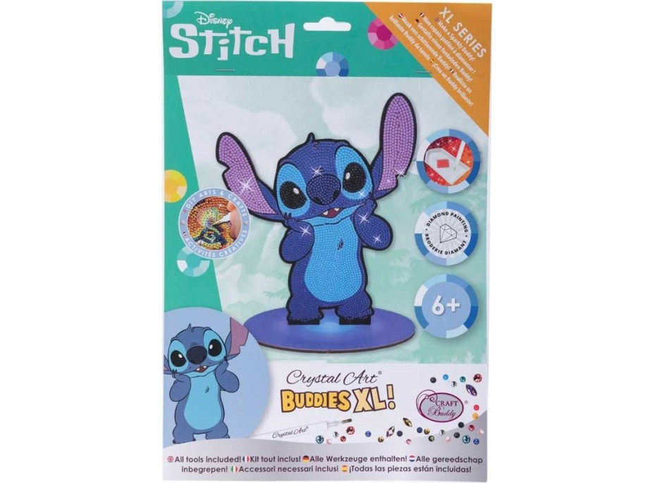 CRYSTAL ART Diamantové maľovanie XL Disney: Stitch
