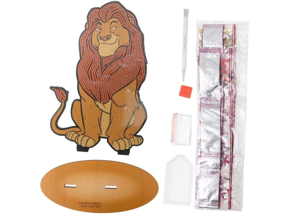 CRYSTAL ART Diamantové maľovanie XL Leví kráľ: Mufasa