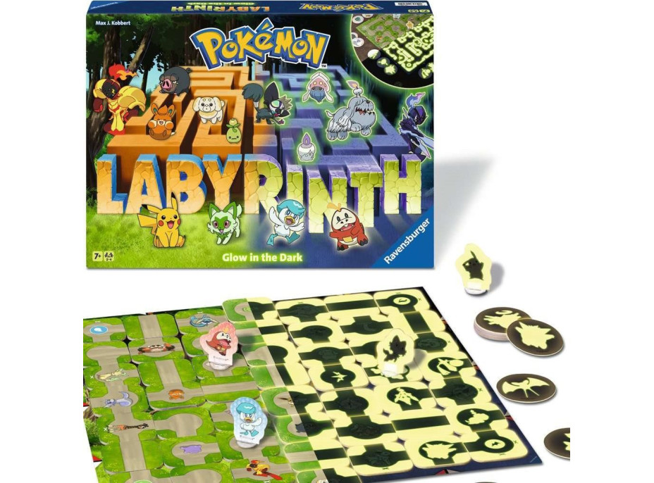 RAVENSBURGER Hra Labyrinth Pokémon Svietiace