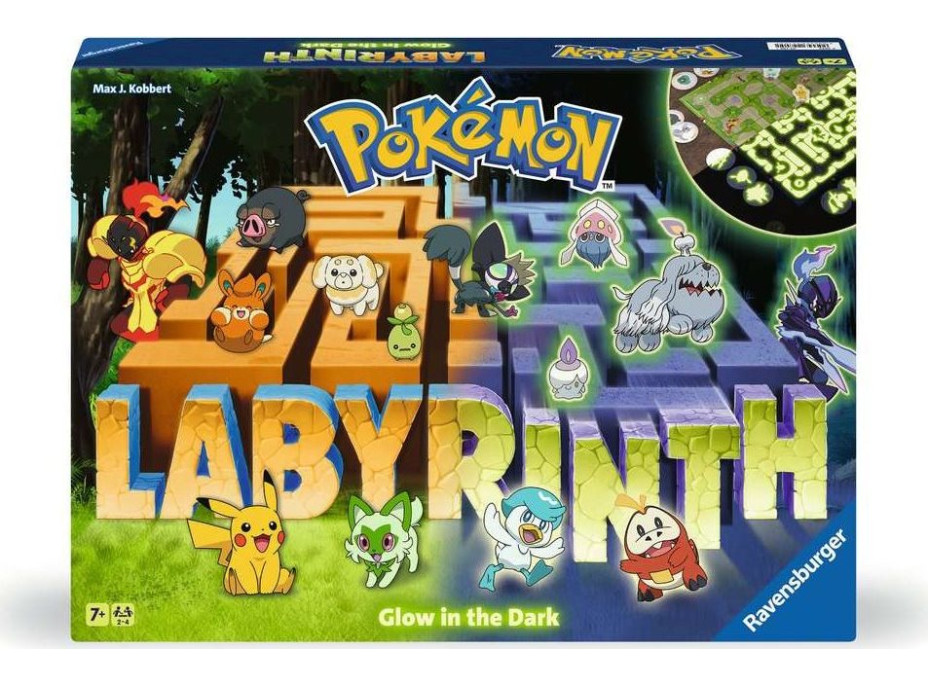 RAVENSBURGER Hra Labyrinth Pokémon Svietiace