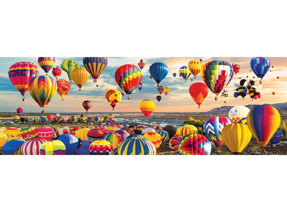 EUROGRAPHICS Panoramatické puzzle Vzlet balónov 1000 dielikov
