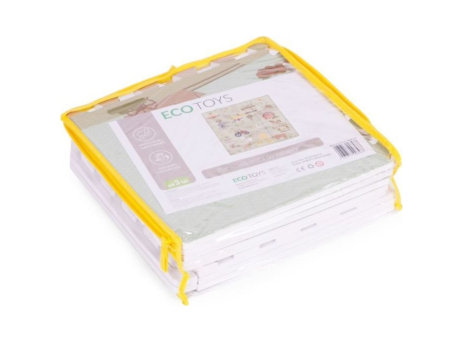ECOTOYS Penové puzzle Statok s okrajmi