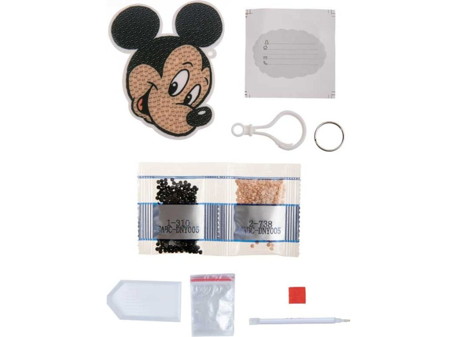 CRYSTAL ART Prívesok Mickey Mouse
