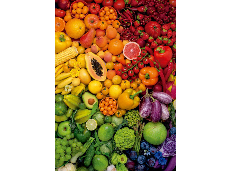 EDUCA Puzzle Farebné vitamíny 1000 dielikov