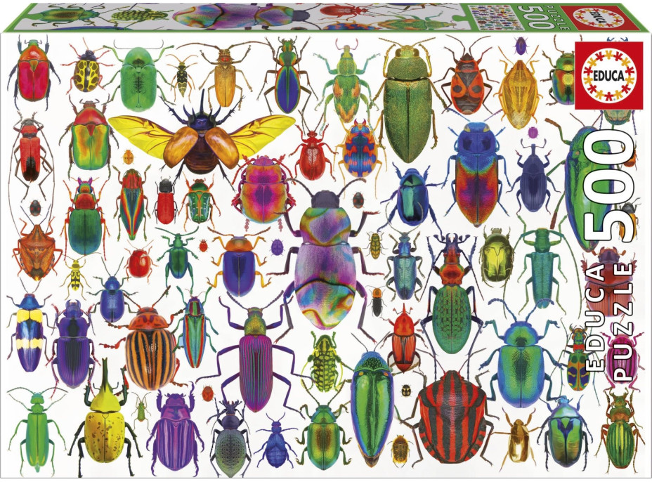 EDUCA Puzzle Chrobáky 500 dielikov