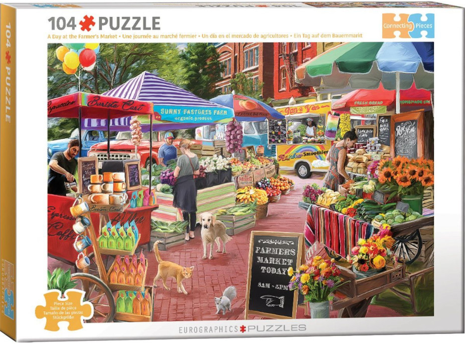 EUROGRAPHICS Puzzle Deň na farmárskom trhu 104 dielikov