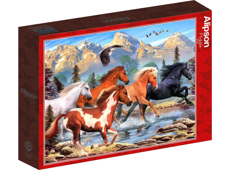 ALIPSON Puzzle Divokí a slobodní 500 dielikov
