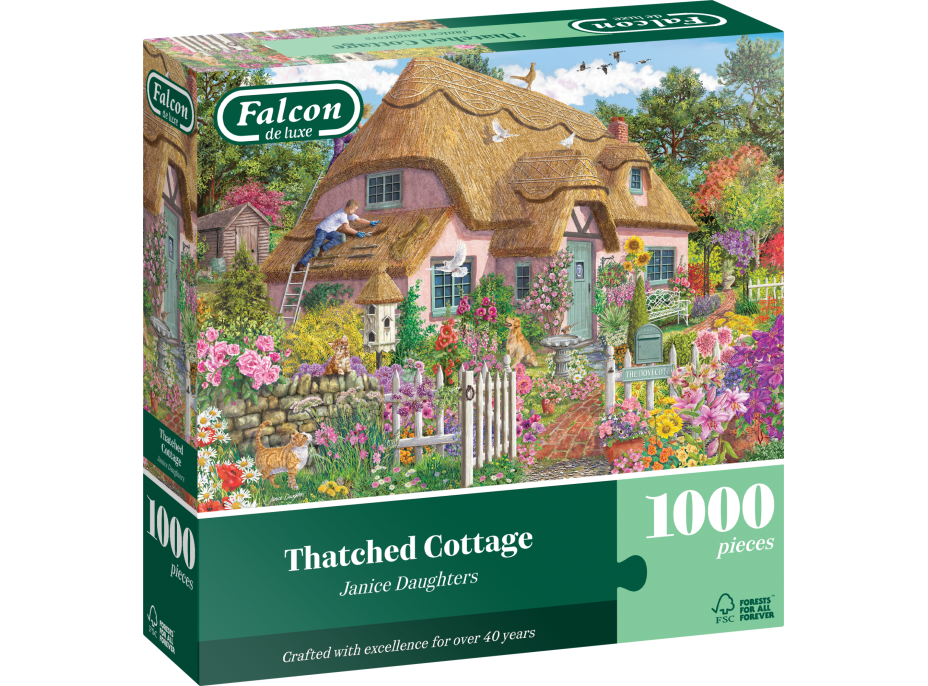 FALCON Puzzle Došková chalupa 1000 dielikov