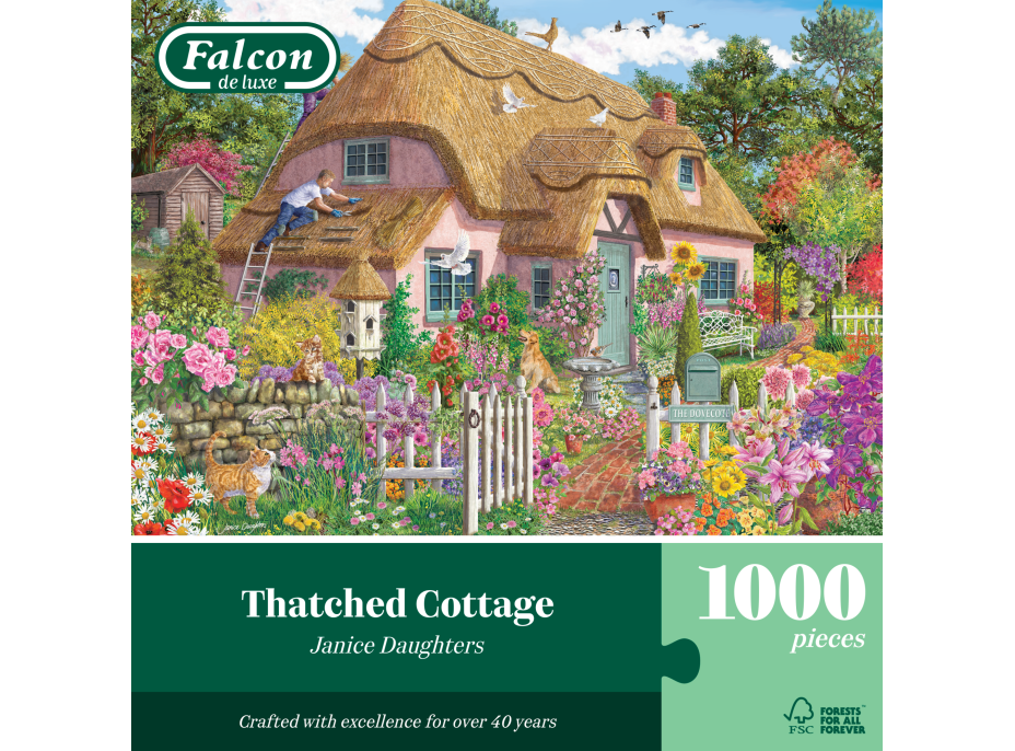 FALCON Puzzle Došková chalupa 1000 dielikov