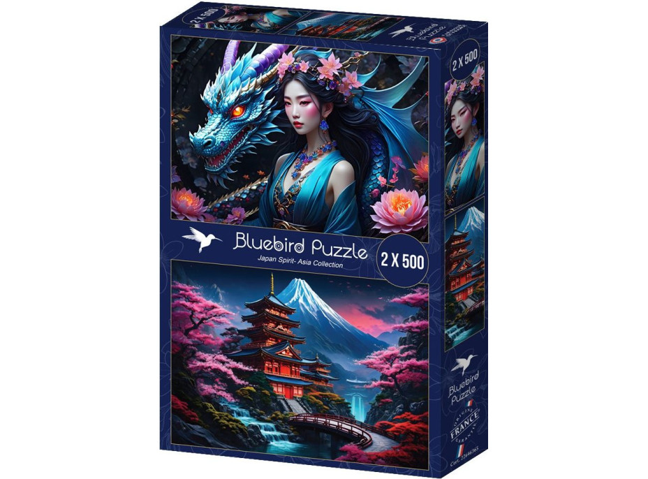 BLUEBIRD Puzzle Duch Japonska 2x500 dielikov