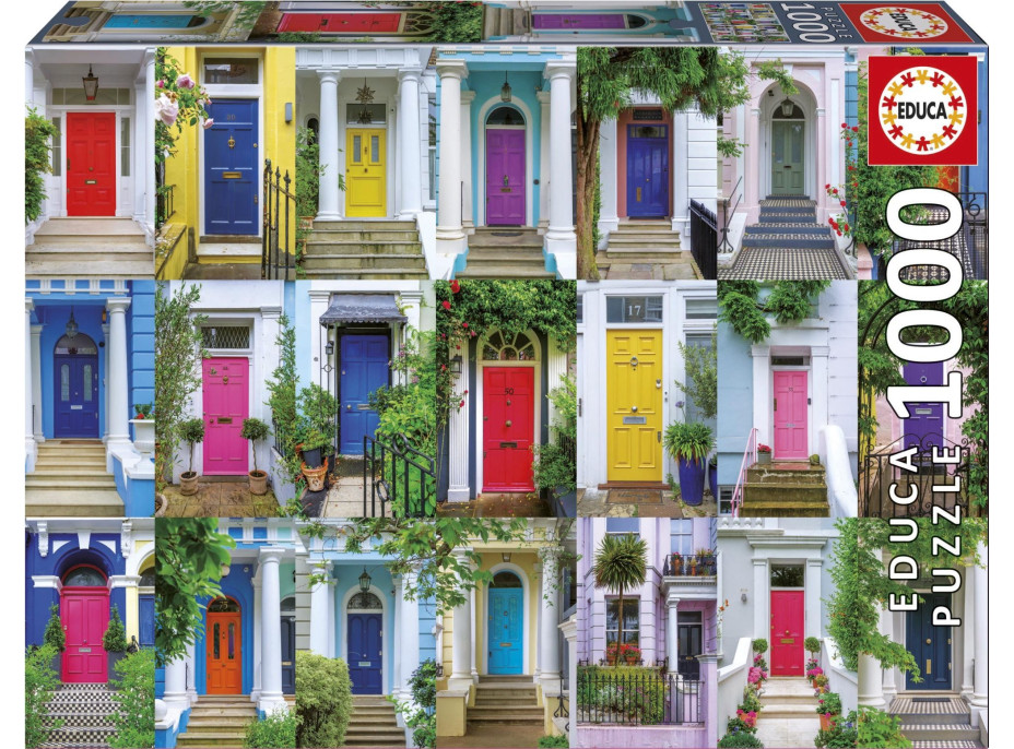 EDUCA Puzzle Dvere Notting Hillu 1000 dielikov