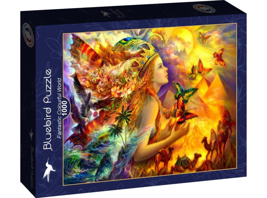 BLUEBIRD Puzzle Fantastický farebný svet 1000 dielikov