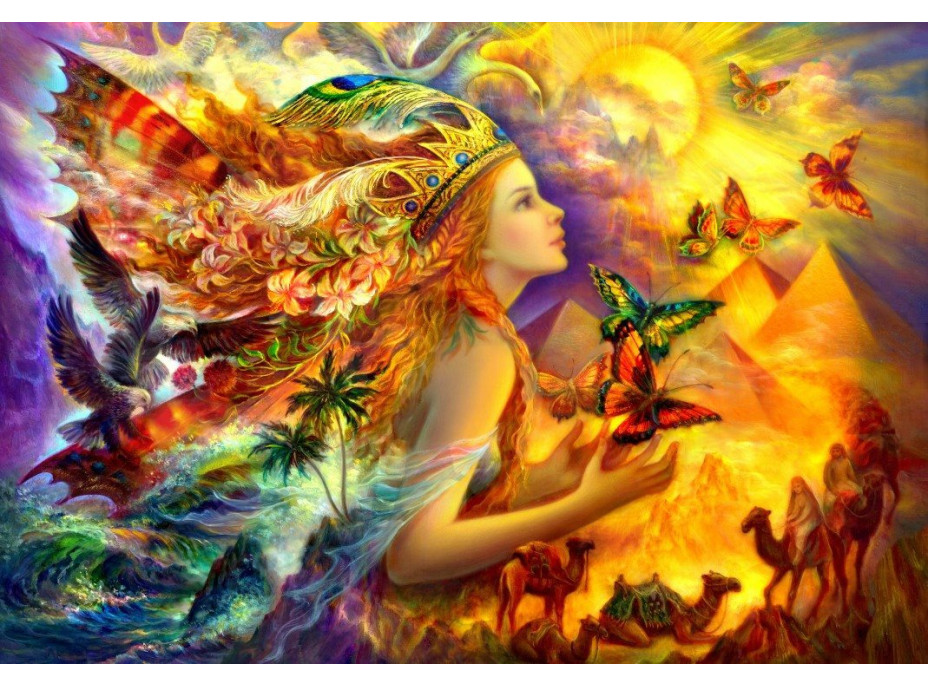 BLUEBIRD Puzzle Fantastický farebný svet 1000 dielikov