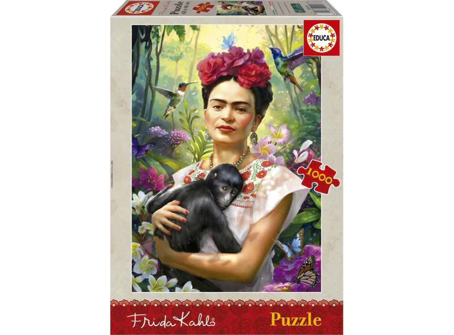 EDUCA Puzzle Frida Kahlo 1000 dielikov