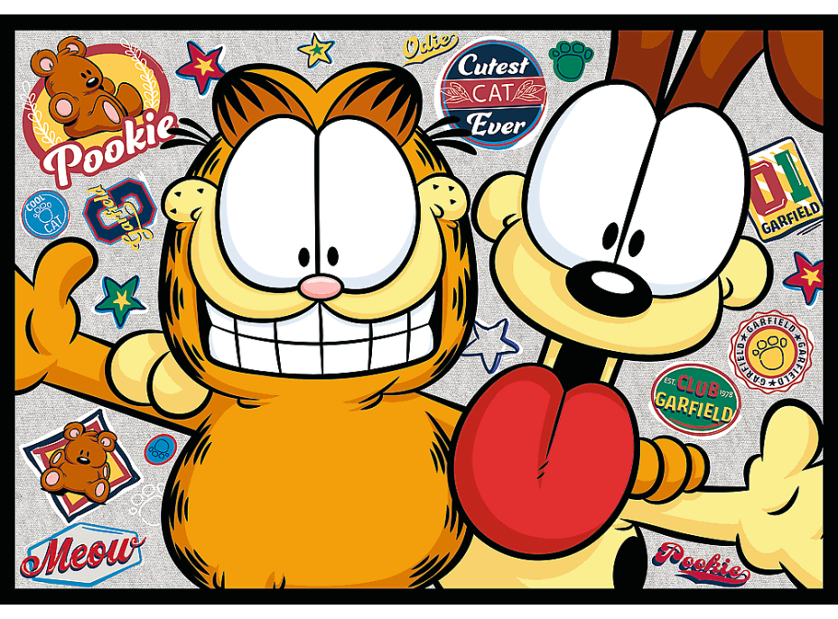 TREFL Puzzle Garfield nemá rád pondelok 4x250 dielikov