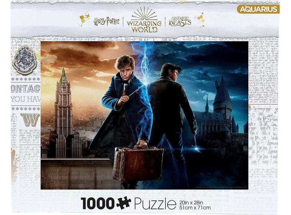 AQUARIUS Puzzle Harry Potter: Fantastické zvieratá 1000 dielikov