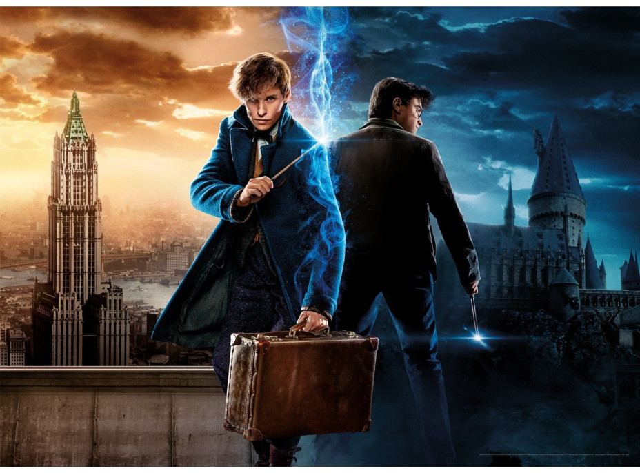 AQUARIUS Puzzle Harry Potter: Fantastické zvieratá 1000 dielikov