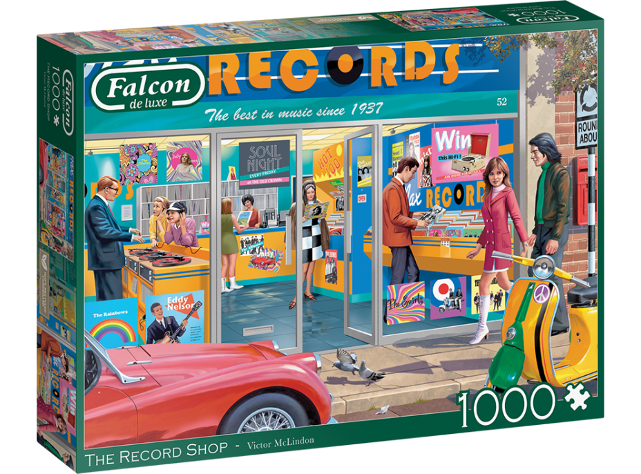 FALCON Puzzle Hudobný obchod 1000 dielikov