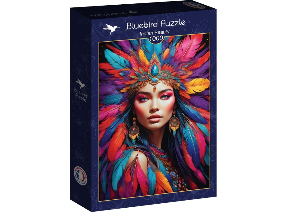 BLUEBIRD Puzzle Indiánska kráska 1000 dielikov