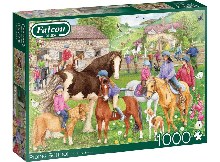 FALCON Puzzle Jazdecká škola 1000 dielikov