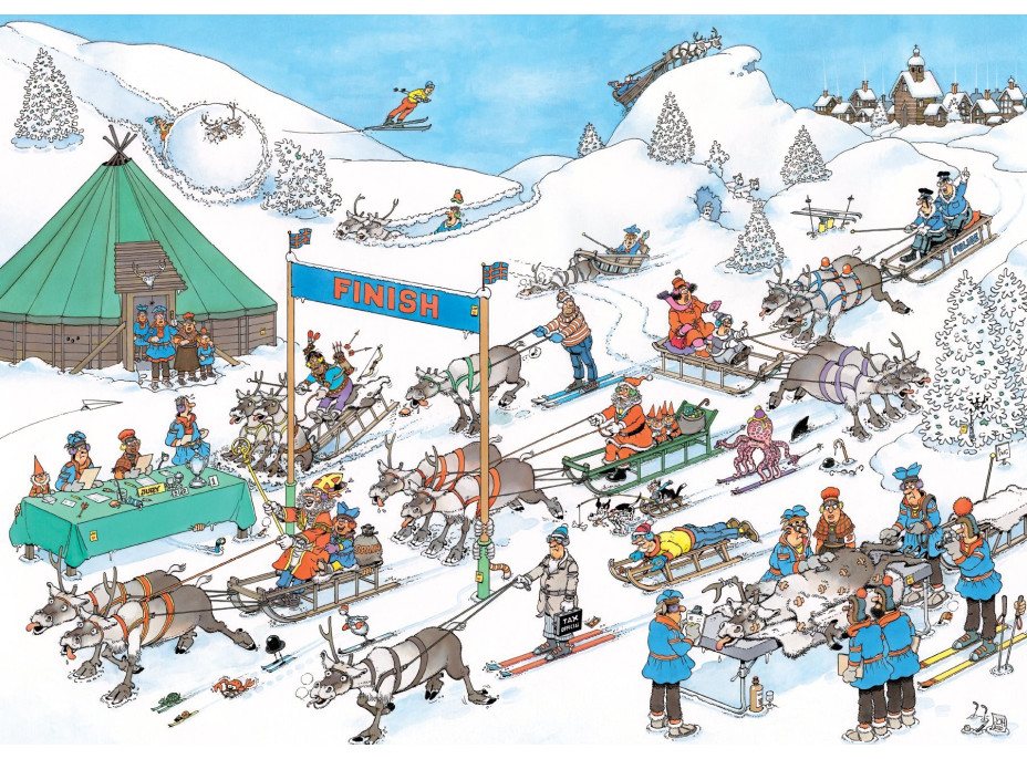 JUMBO Puzzle JvH Sobie závody 500 dielikov