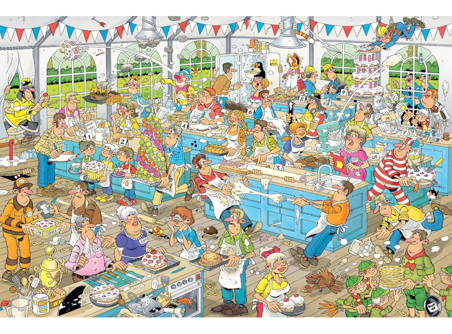 JUMBO Puzzle JvH Súťaž v pečení 1500 dielikov