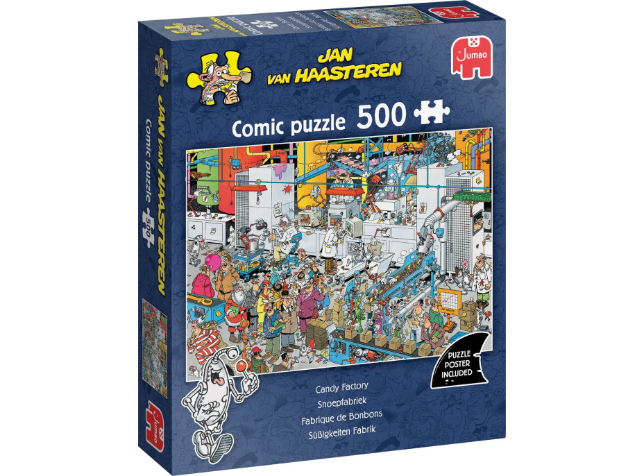JUMBO Puzzle JvH Továreň na sladkosti 500 dielikov