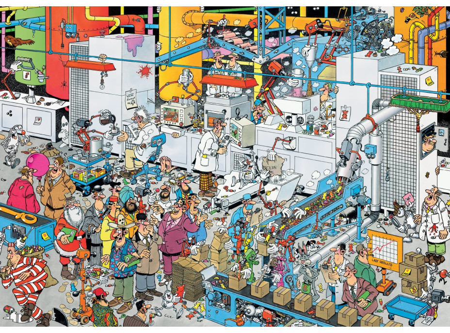 JUMBO Puzzle JvH Továreň na sladkosti 500 dielikov