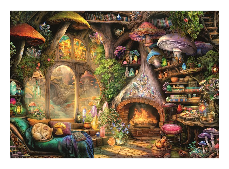 RAVENSBURGER Puzzle Hubová chalúpka 1000 dielikov