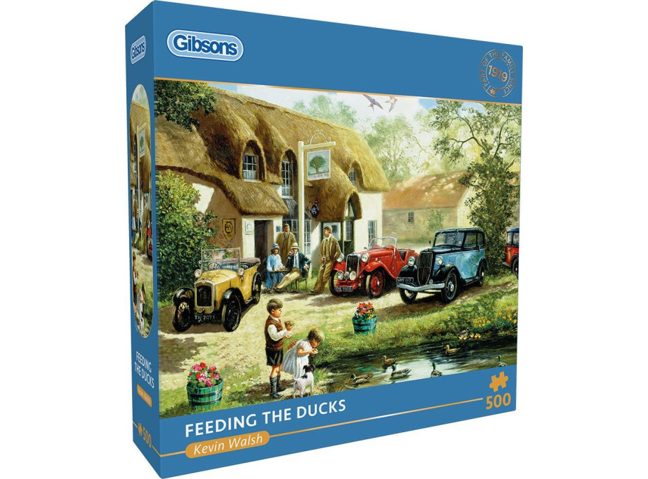 GIBSONS Puzzle Kŕmenie kačíc 500 dielikov