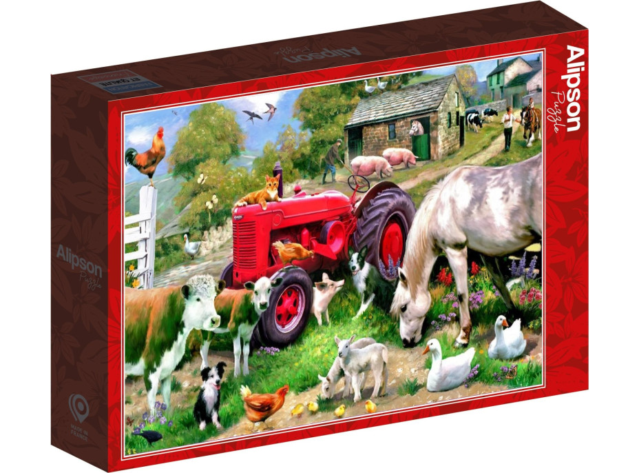 ALIPSON Puzzle Na farme 1000 dielikov
