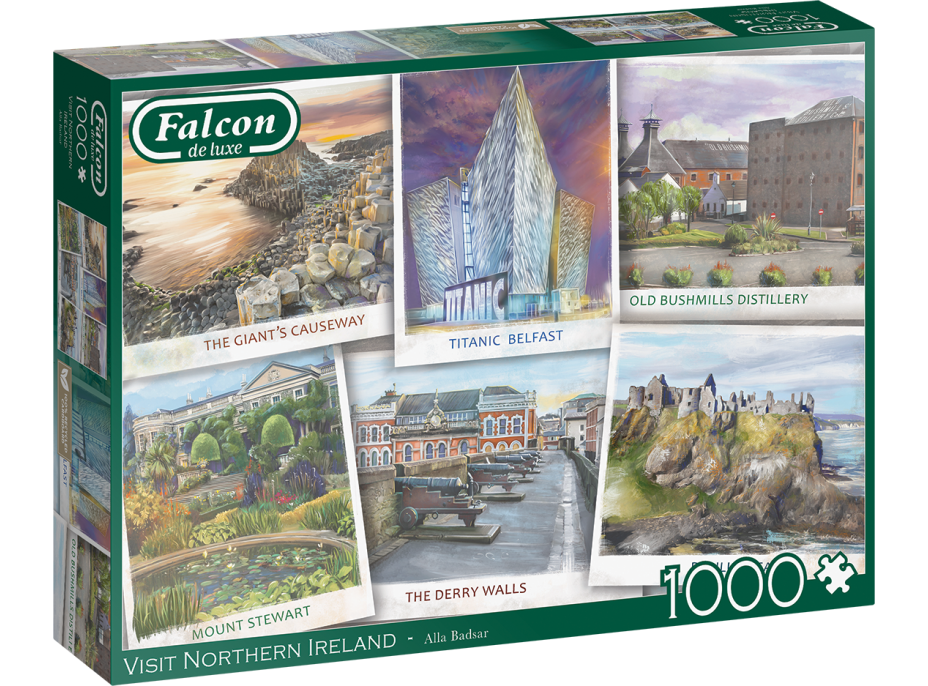 FALCON Puzzle Navštívte Severné Írsko 1000 dielikov
