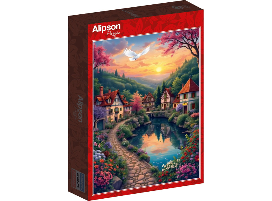 ALIPSON Puzzle Dedina pri vode 500 dielikov