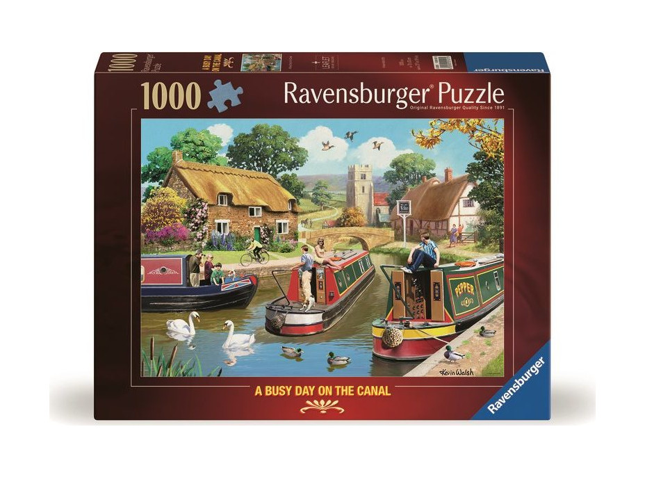 RAVENSBURGER Puzzle Pokojná plavba 1000 dielikov