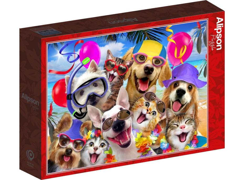 ALIPSON Puzzle Selfie Plážová párty 1000 dielikov