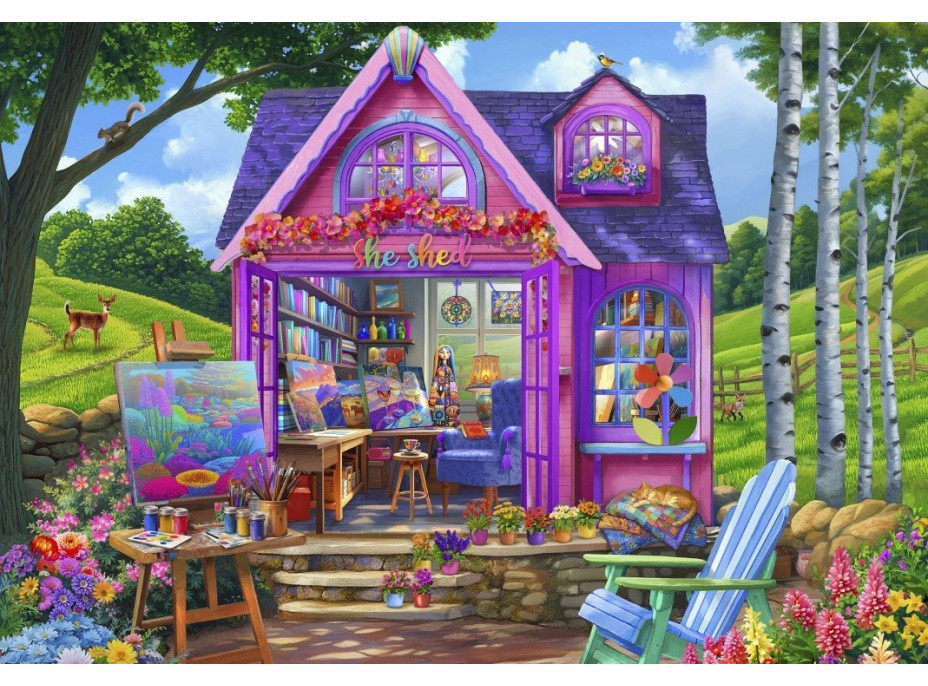 BLUEBIRD Puzzle Studio v chate 1000 dielikov