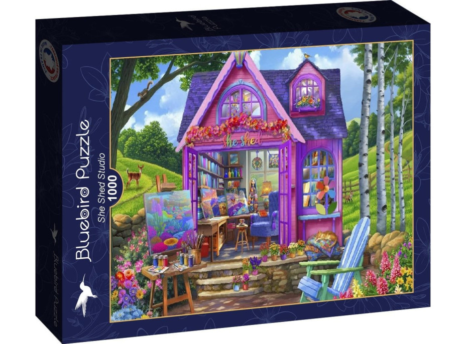BLUEBIRD Puzzle Studio v chate 1000 dielikov