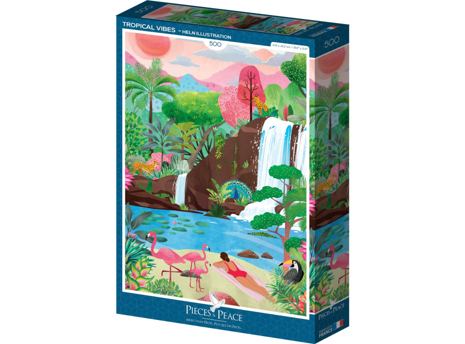 PIECES & PEACE Puzzle Tropické vibrácie 500 dielikov