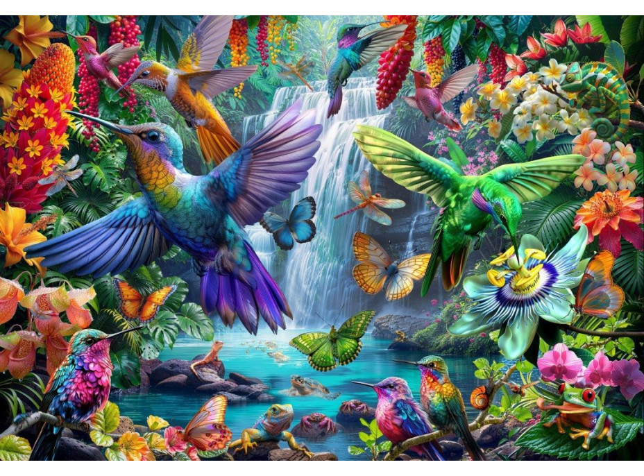 BLUEBIRD Puzzle Tropickí kolibríci 1000 dielikov