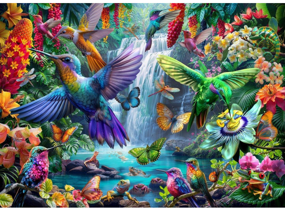 BLUEBIRD Puzzle Tropickí kolibríci 500 dielikov