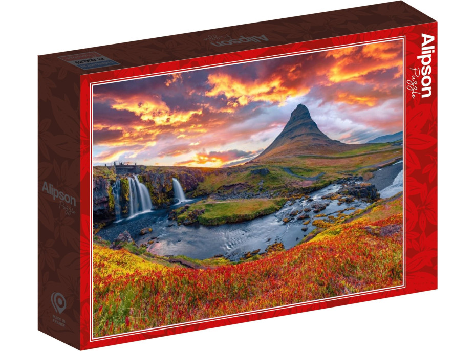 ALIPSON Puzzle Vodopád Kirkjufellsfoss - Island 500 dielikov