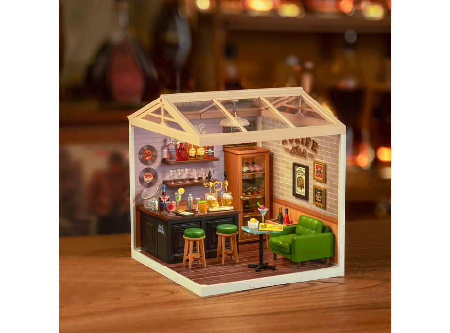 ROBOTIME Rolife DIY House: Krčmička Cheers s LED osvetlením 142 dielikov