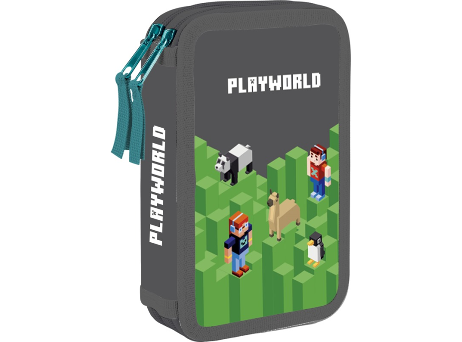 OXYBAG Školský peračník dvojposchodový Playworld
