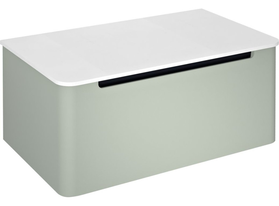 Sapho KERALA umývadlová skrinka 80x35x47, 5cm, 1x zásuvka, verde KR080-4444